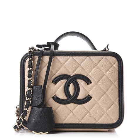 chanel small vs medium vanity|chanel vanity case styles.